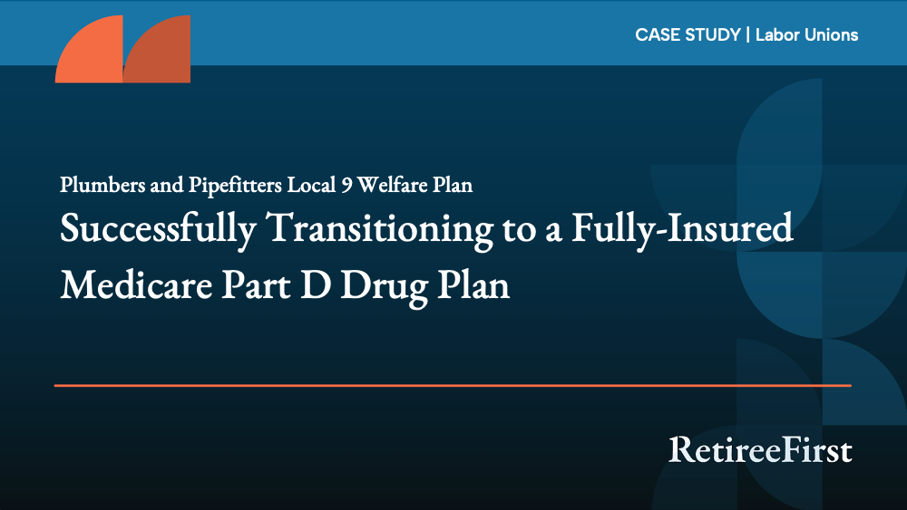 retiree first case study presentation screen