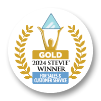 2024 Stevie Winner gold award logo