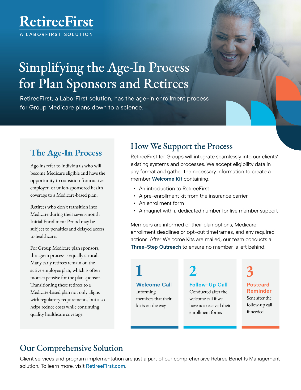 Retiree First the age-in process document